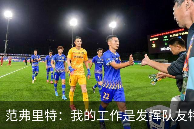 范弗里特：我的工作是发挥队友特长，让他们打得更轻松