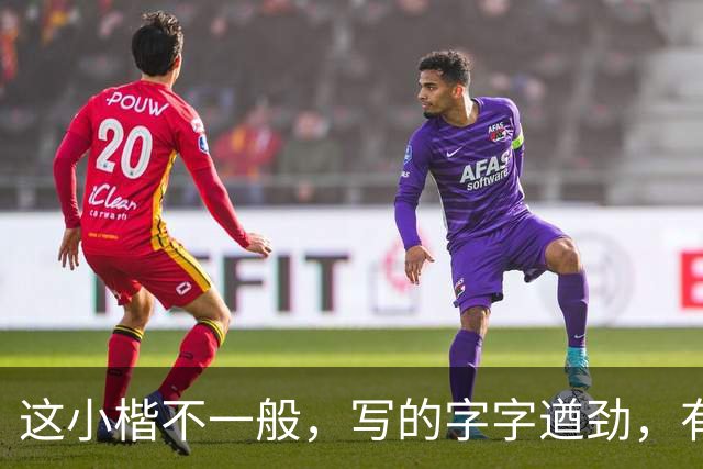 这小楷不一般，写的字字遒劲，有如刀刻一般！
